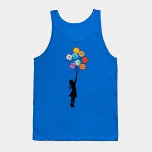 Planets balloons Tank Top